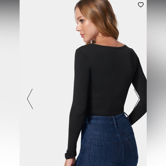 LONG SLEEVE STRAP DETAIL TOP - Picture 2 of 7